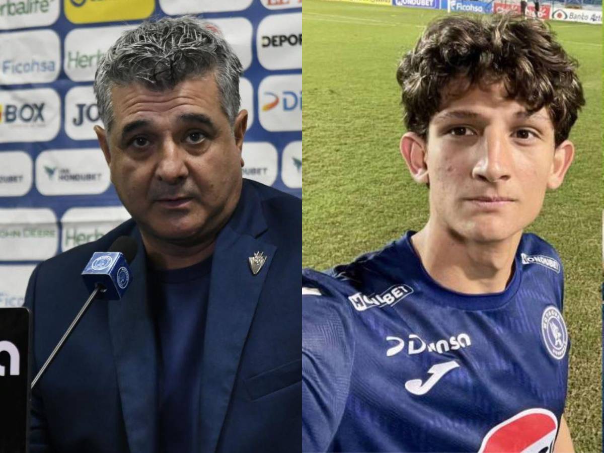 Diego Vázquez revela cómo celebra los goles de su hijo Mathías con el Motagua