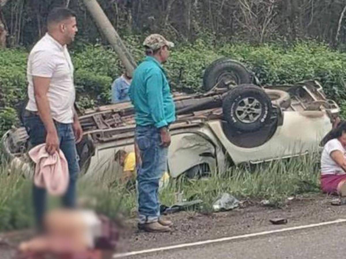 Iban a un retiro espiritual y posible falla mecánica: ¿Qué se sabe del volcamiento en Olancho? Iban a un retiro espiritual y posible falla mecánica: ¿Qué se sabe del volcamiento en Olancho?