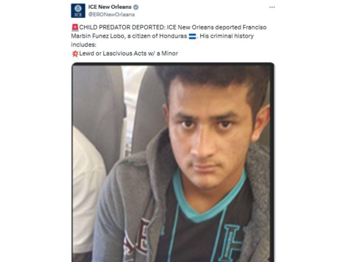 ¿Quiénes son los cinco hondureños deportados de EE UU y cuáles son los delitos?