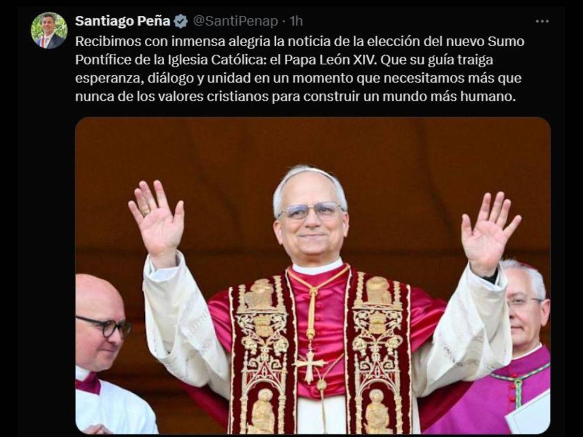 Líderes latinoamericanos celebran llegada del Papa León XIV, conocedor de la región