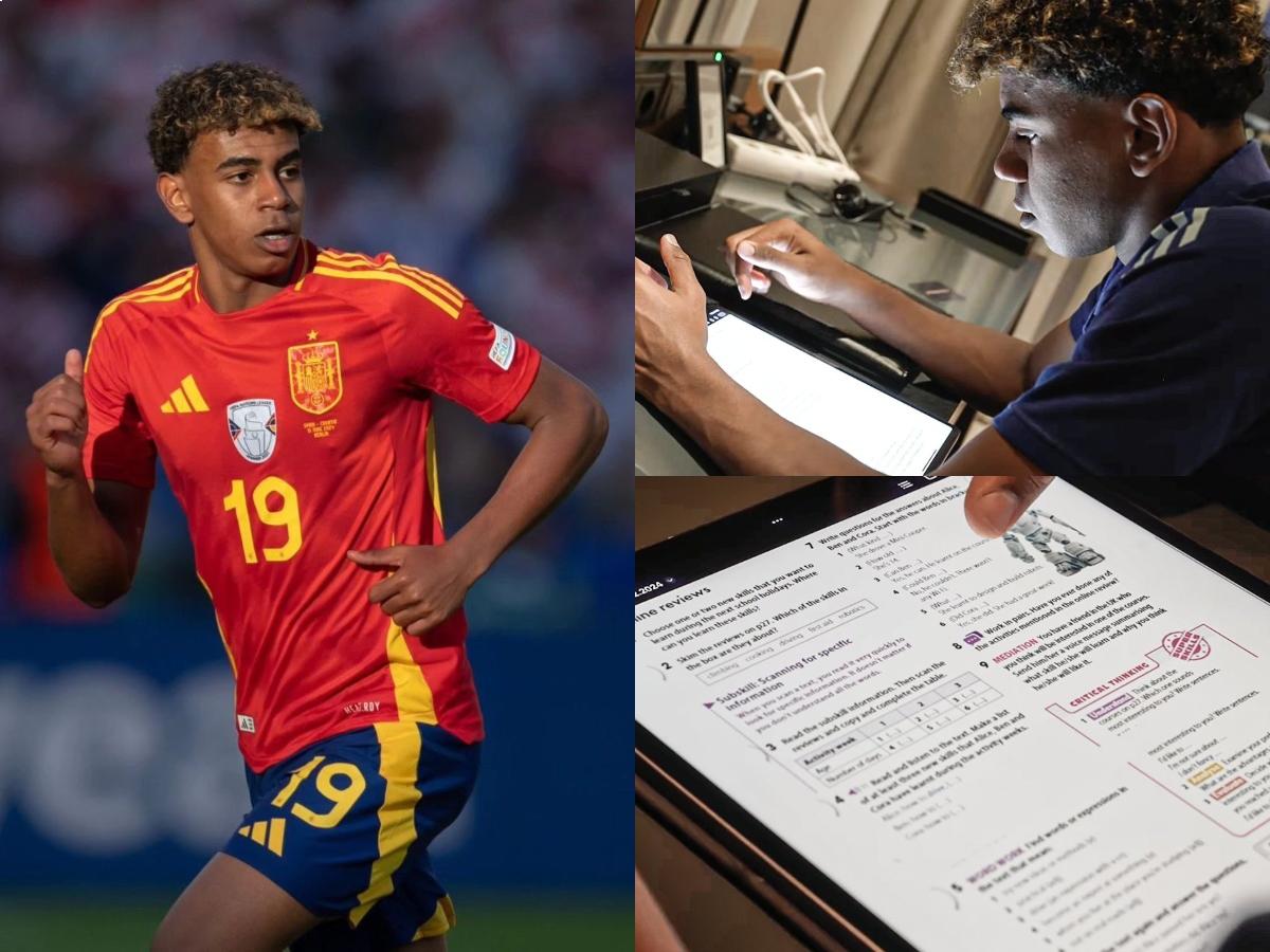 Lamine Yamal haciendo tareas en la Eurocopa 2024: “Es como un sueño”