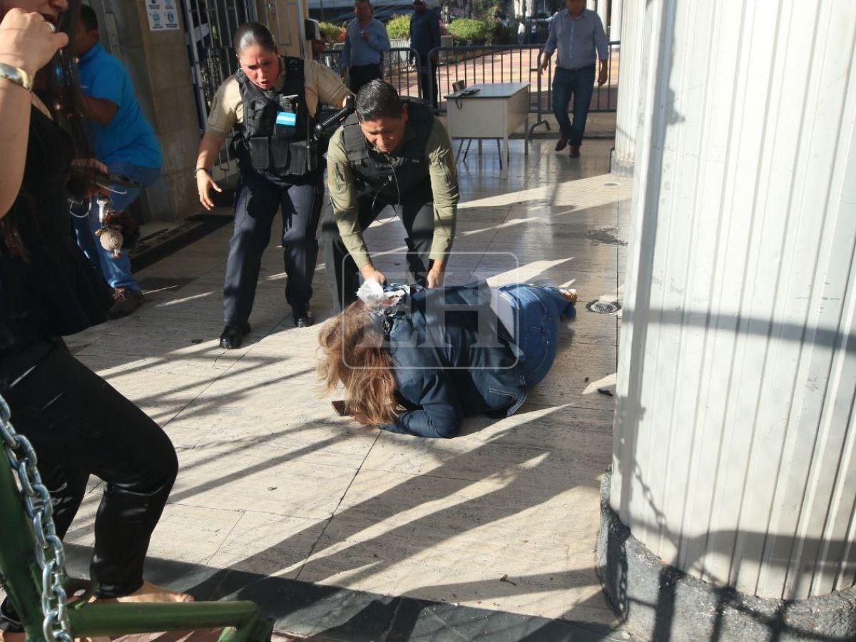 En fotos: Así fue el ataque con explosivo en el CN contra la diputada Gladis López del PN