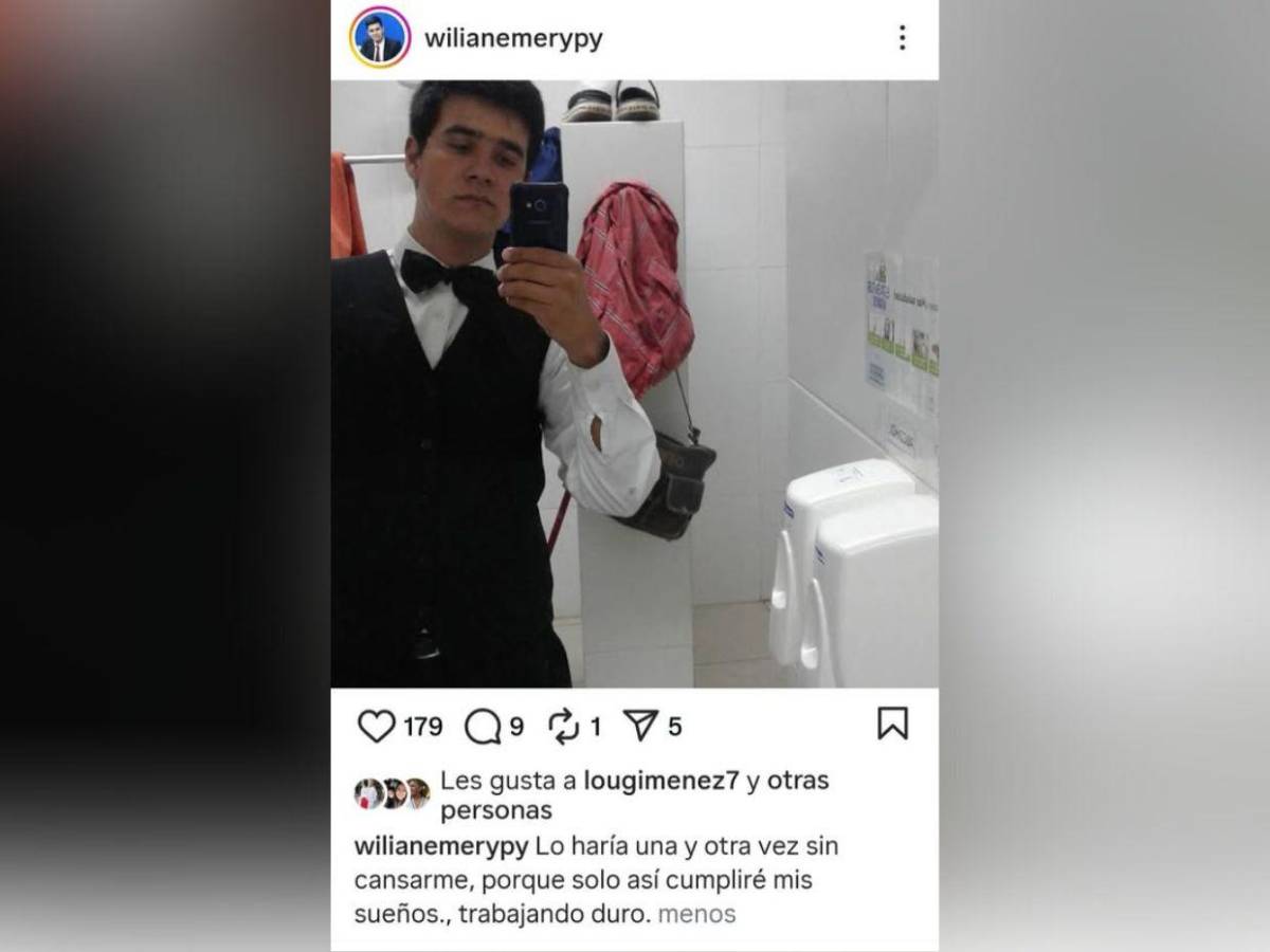 William Emery, joven que fue humillado por presentadores paraguayos en primer día de trabajo