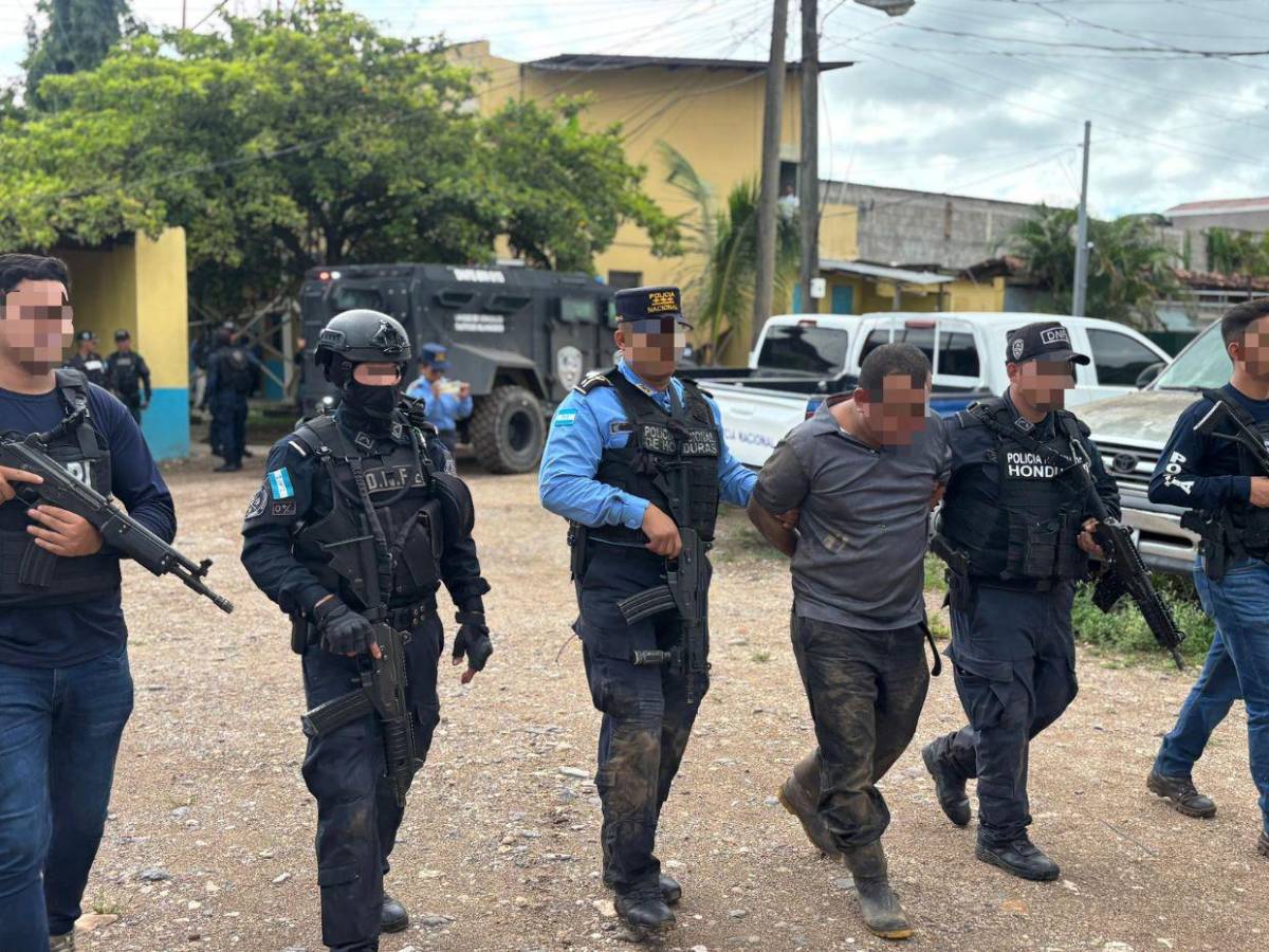 Capturan a cabecilla de banda Los Almendarez” en Juticalpa, Olancho