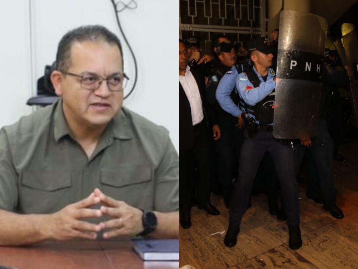 “Policía resguardó a diputados”, asegura ministro de Seguridad