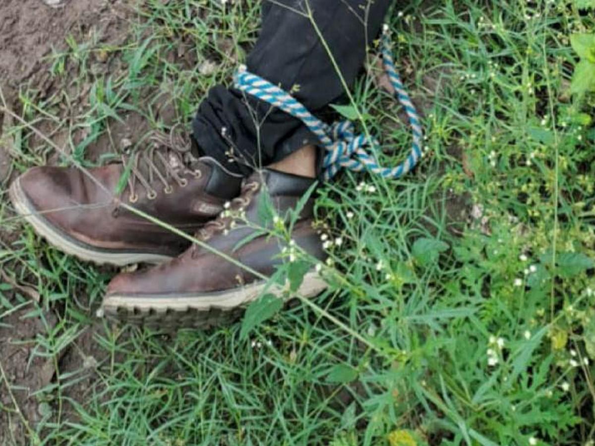 Atado y con signos de tortura encuentran cadáver de hombre en Juticalpa