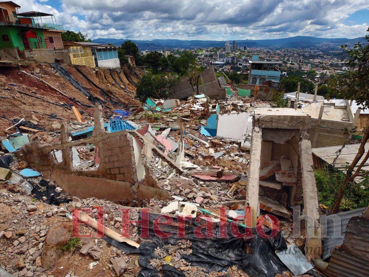 Muchas viviendas se destruyeron por completo.