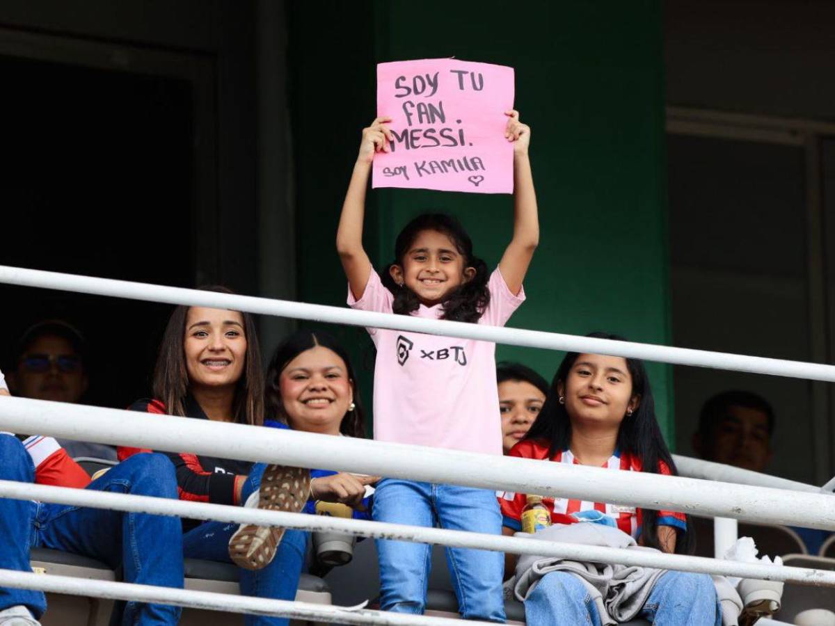 ¡Repleto! Así se llenó el Olímpico para ver a Messi y al Inter Miami