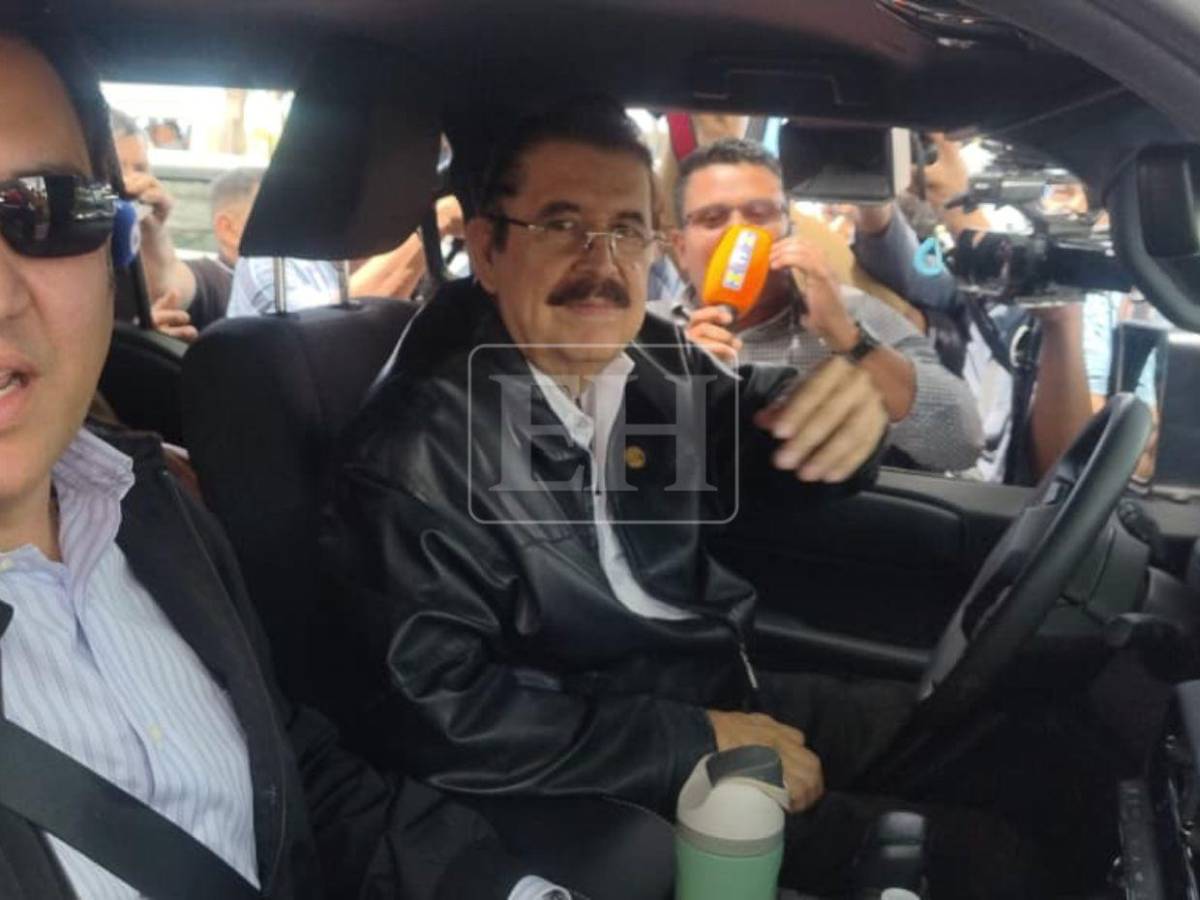“No voy a dar más detalles... tengo enemigos”: Así salió Manuel Zelaya y su familia rumbo a México
