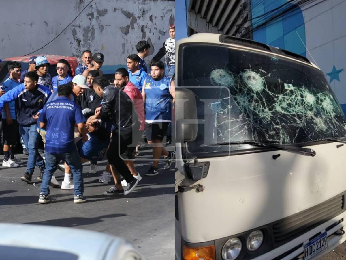 Decomisan arma de fuego en bus que transportaba a aficionados del Motagua al Nacional