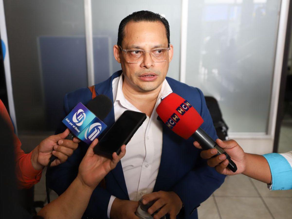 Fiscal Juan Carlos Griffin al momento de confirmar la suspensión de audiencia.