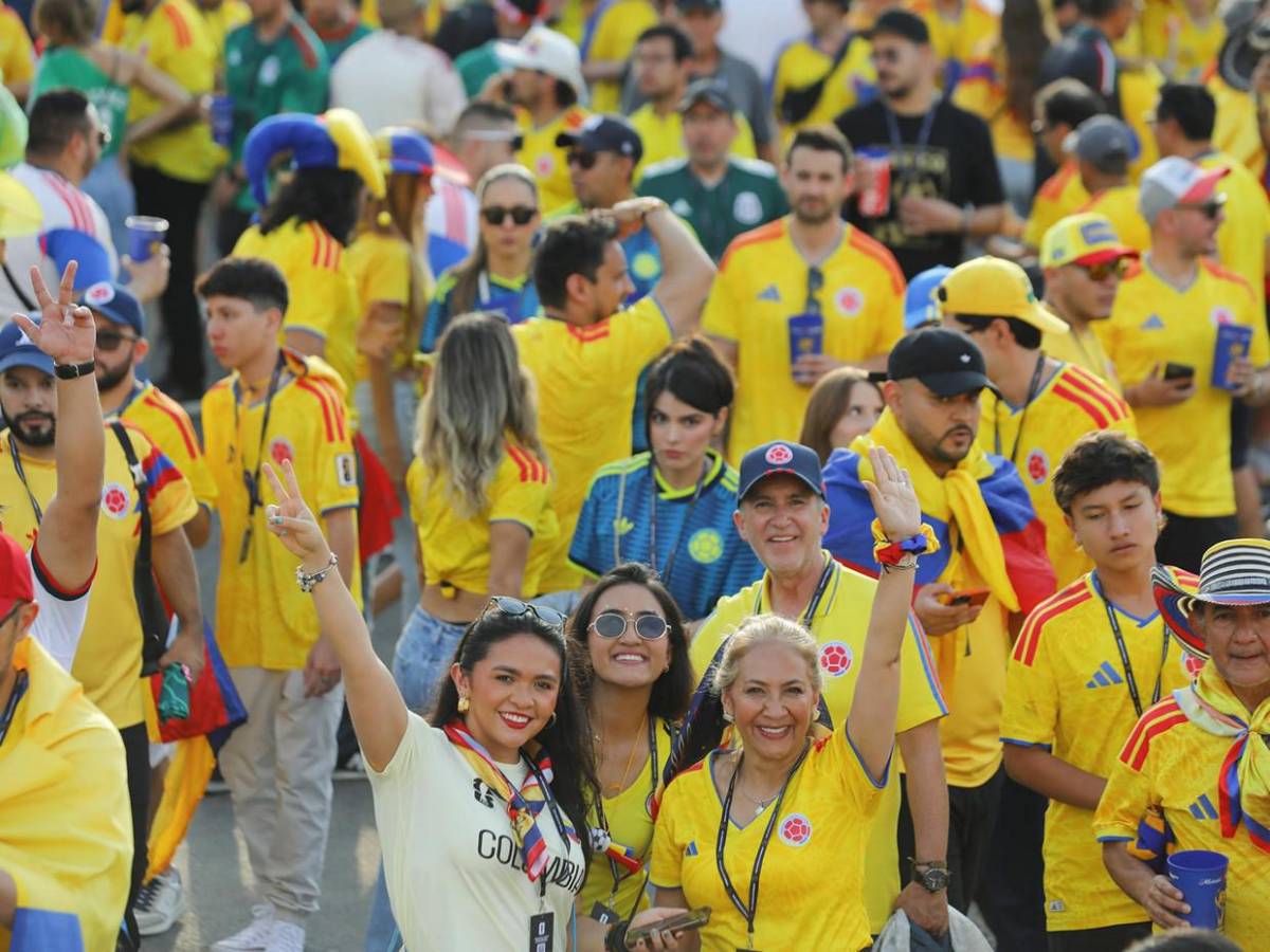 La colorida previa de Colombia ante RD Congo por la clasificación anticipada