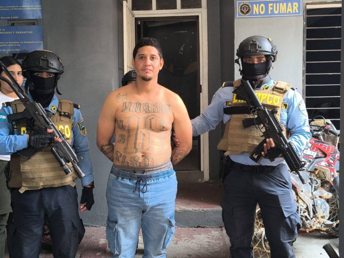 Capturan a “La Bella” y “El Payaso”; cabecillas de la Pandilla 18 en Puerto Cortés
