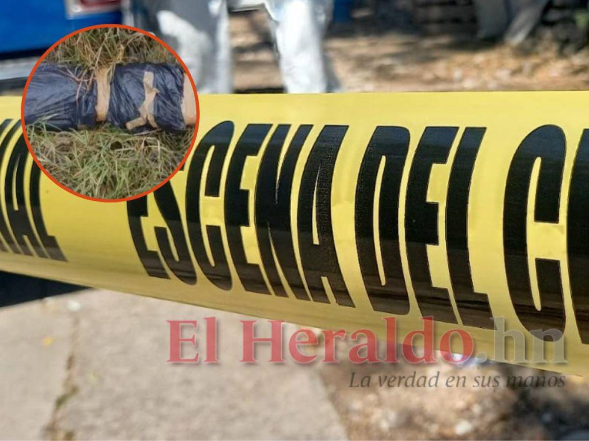 Dantesco hallazgo de cuerpo embolsado en Jocón, Yoro