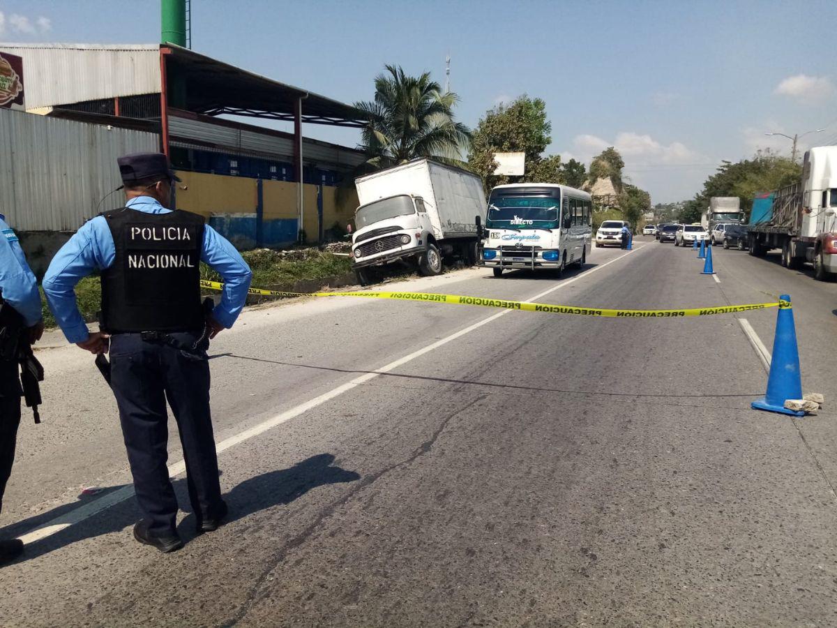 Discusión entre pasajeros deja un muerto dentro de autobús en Choloma