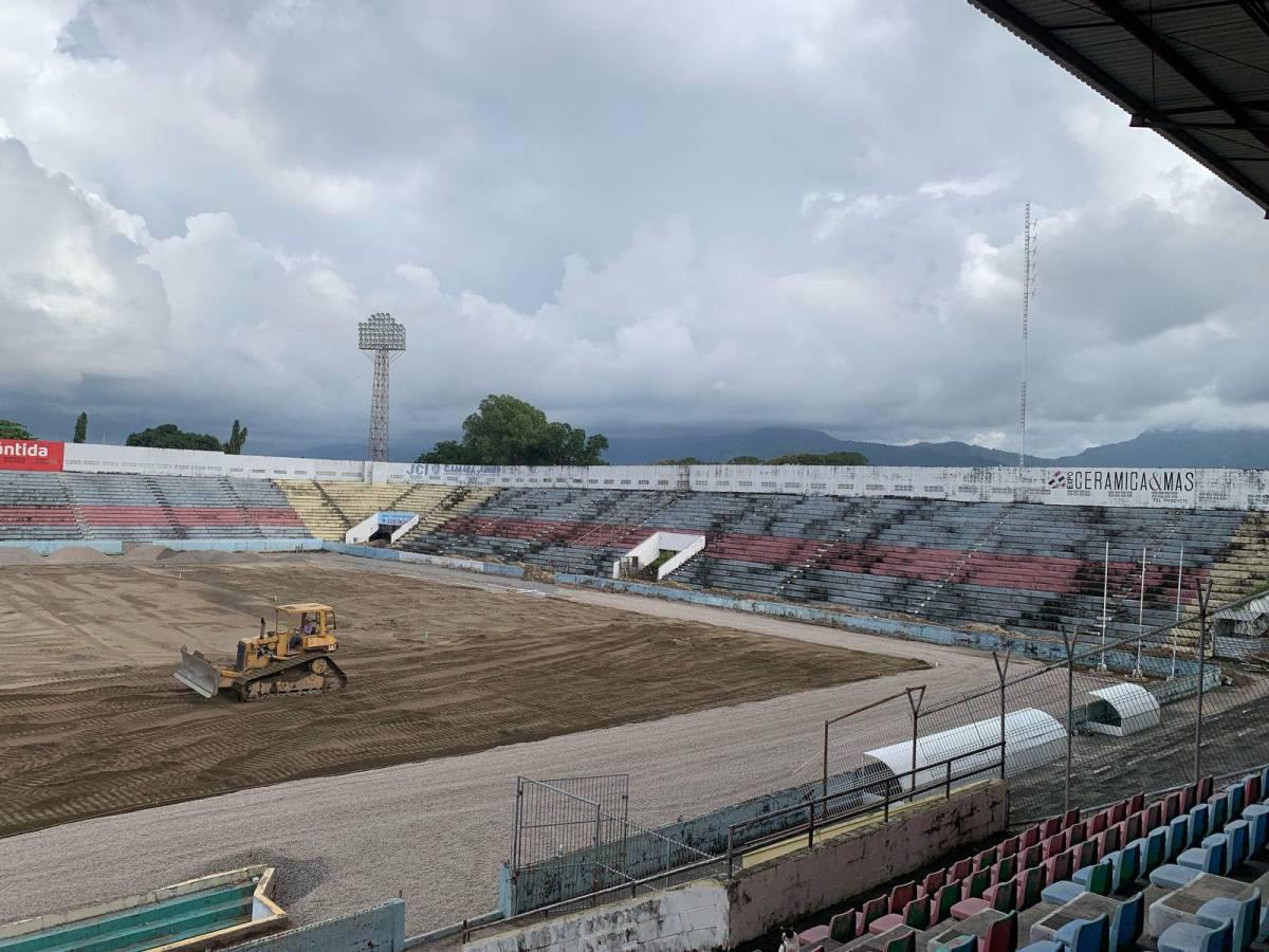 ¿Cuándo lo entregan? Así avanza construcción de nueva cancha del estadio Ceibeño