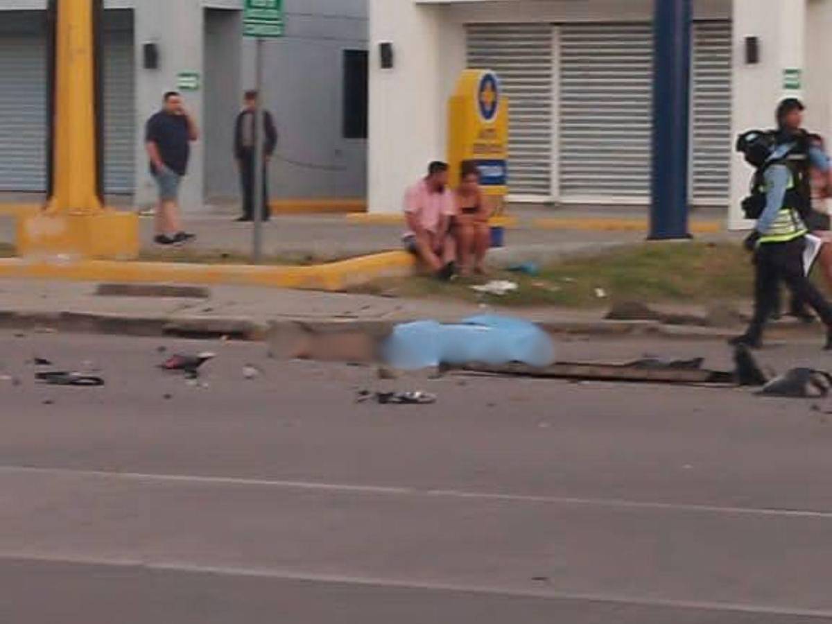 Cuadro a cuadro: así ocurrió el accidente mortal del motociclista en La Ceiba