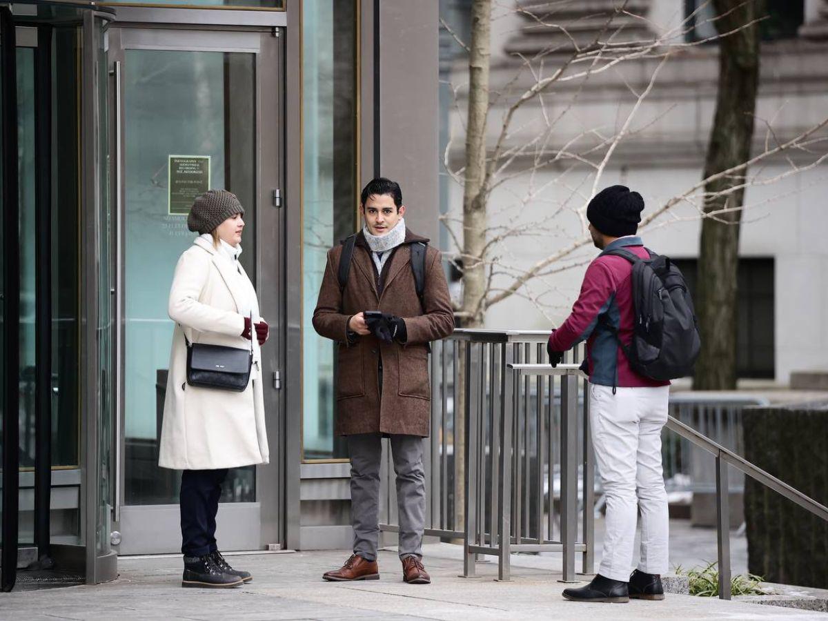 Miembros del CNA en la Corte del Distrito Sur de Nueva York.