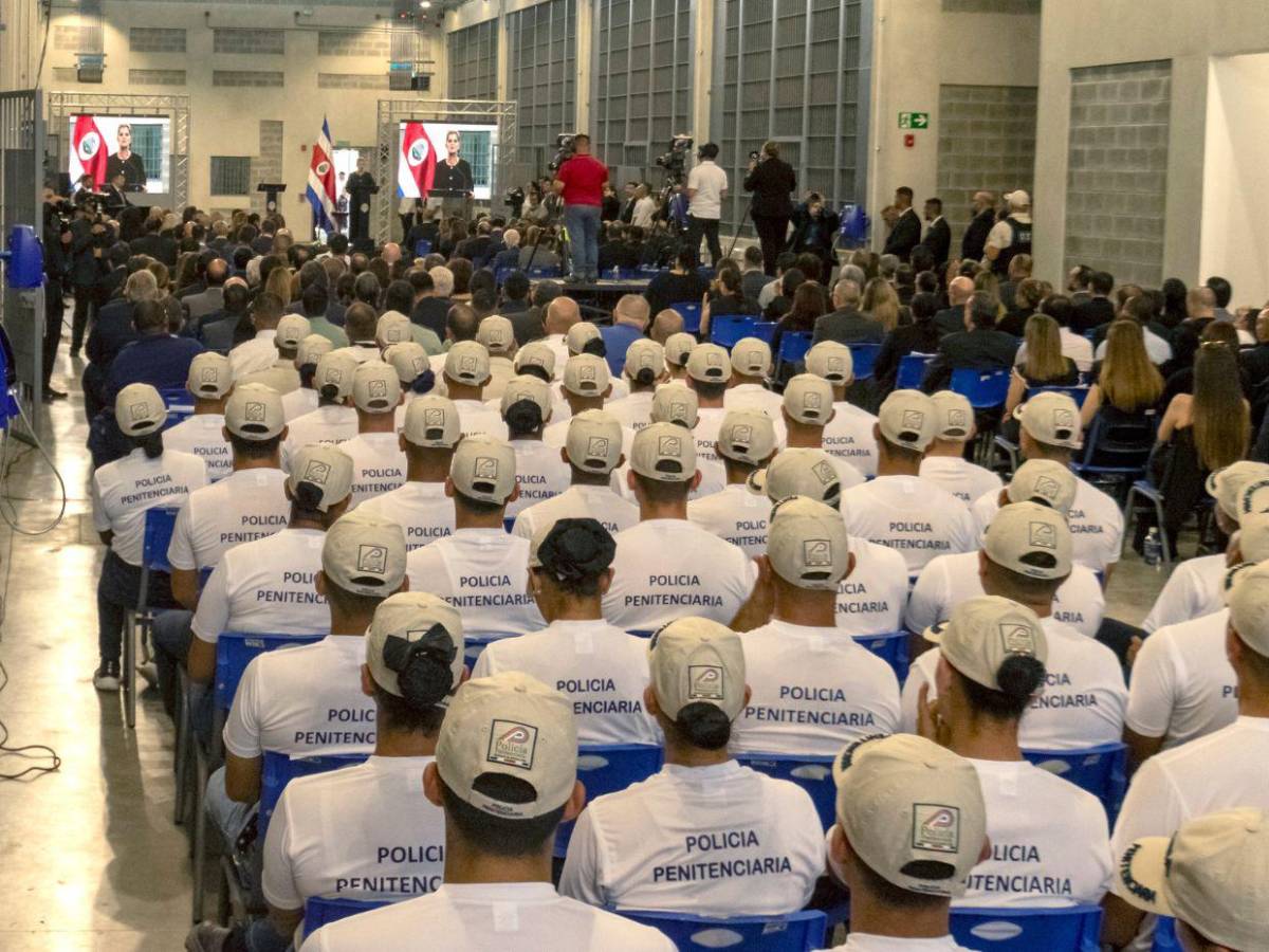 Así es la megacárcel que estrena Costa Rica para 5,100 reos inspirada en el modelo de Bukele