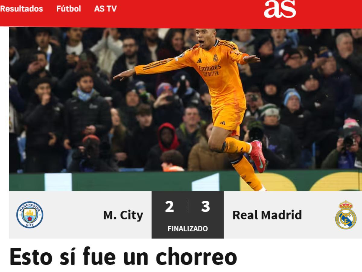 Reacción de la prensa tras la remontada del Real Madrid ante City: “También obra milagros”