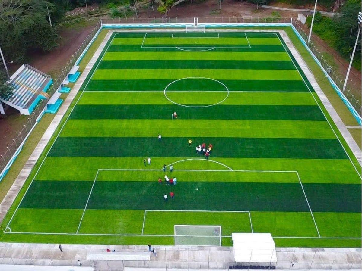 Así es el nuevo estadio hondureño que albergará partidos de fútbol profesional