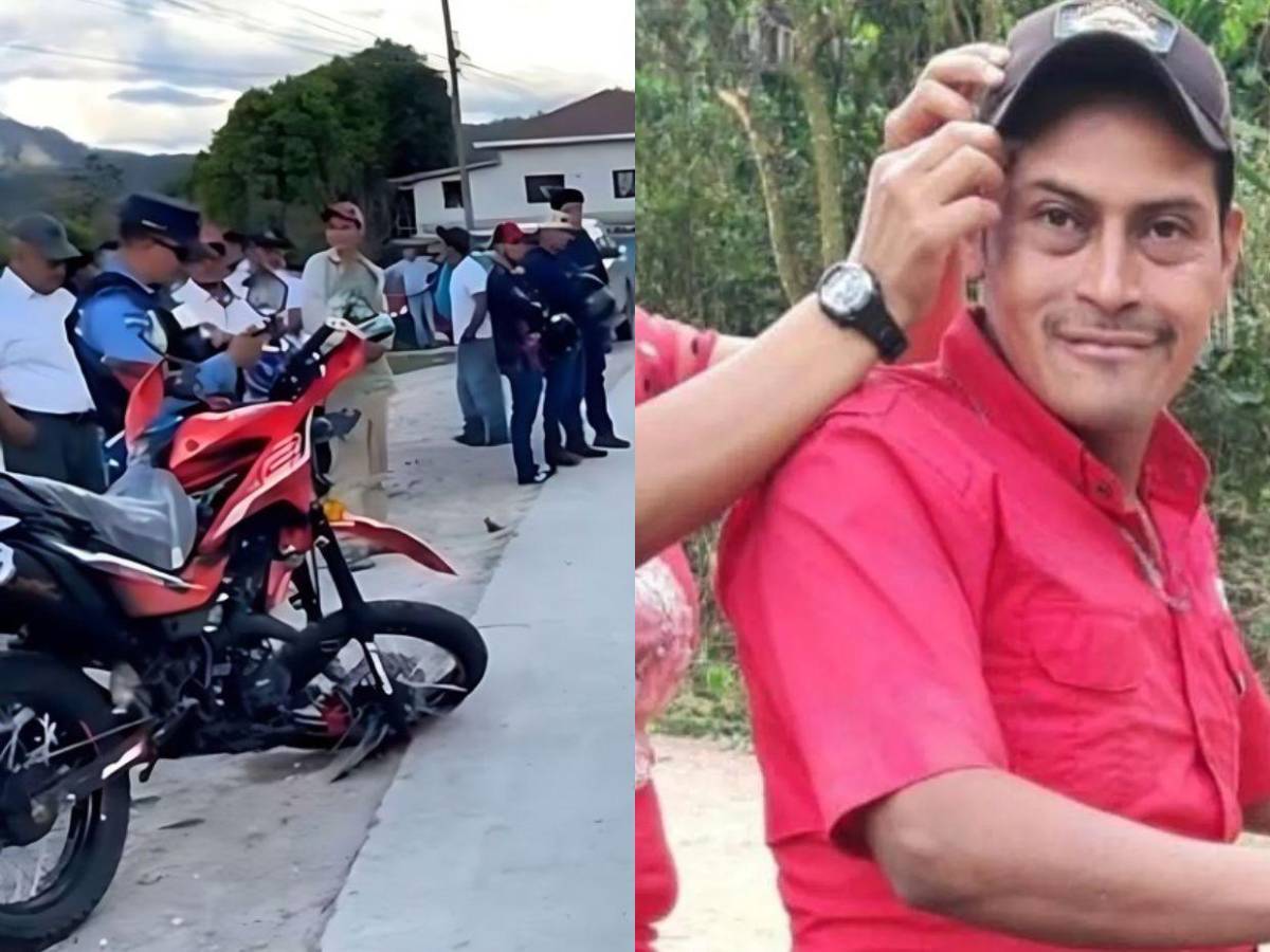 Misael López compró su moto y minutos después murió tras accidentarse en Lempira
