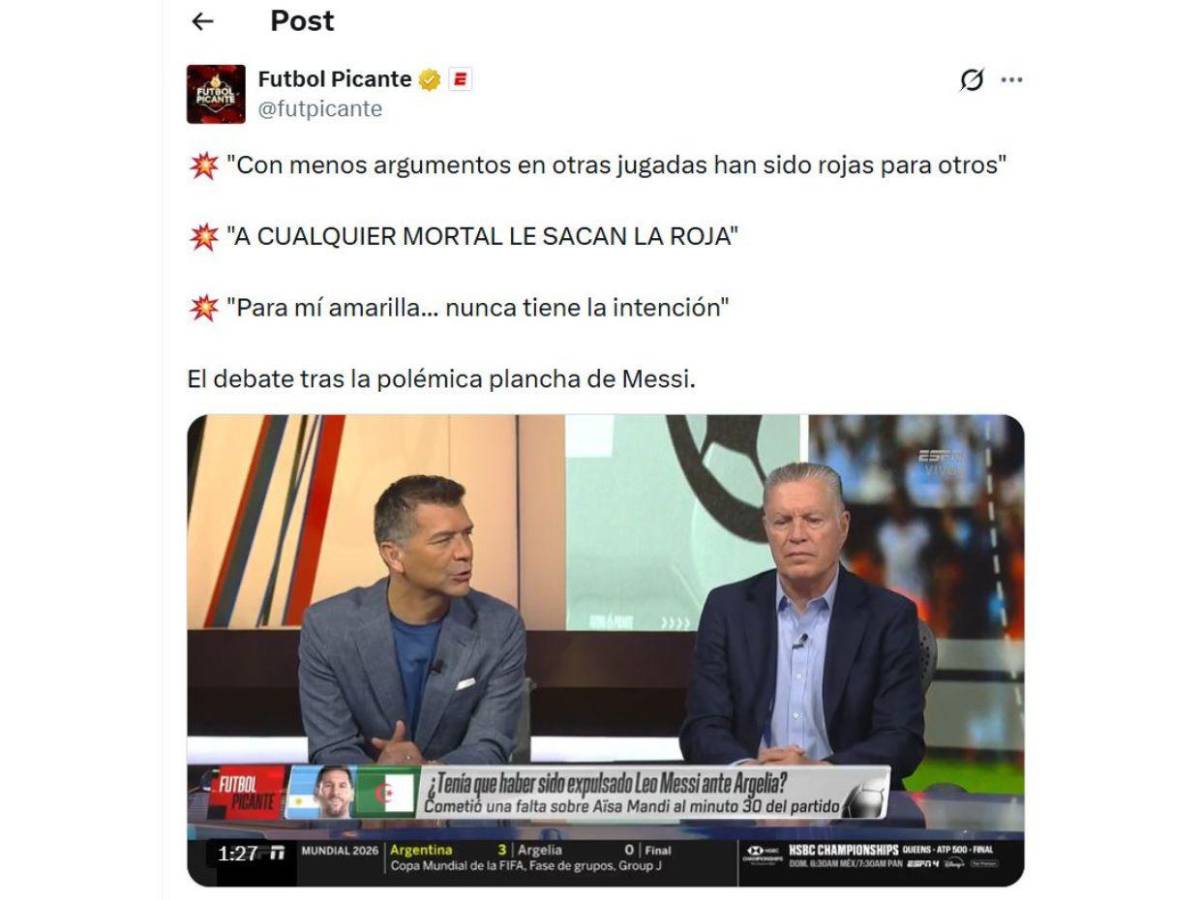 Explotan en redes tras falta de Messi donde pedían roja: Siempre tiene alguna ayudita