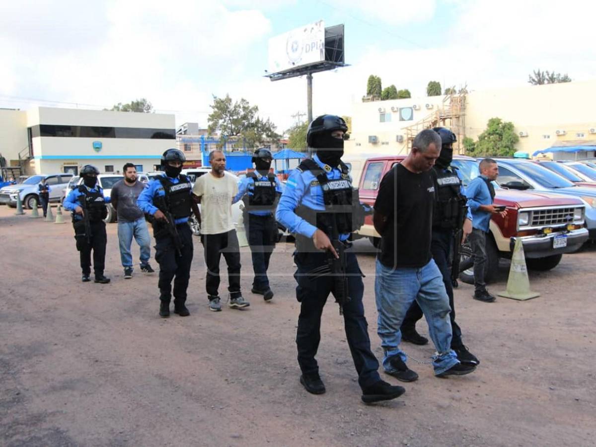 Trasladan a Tegucigalpa a tres sospechosos de secuestro en Taulabé