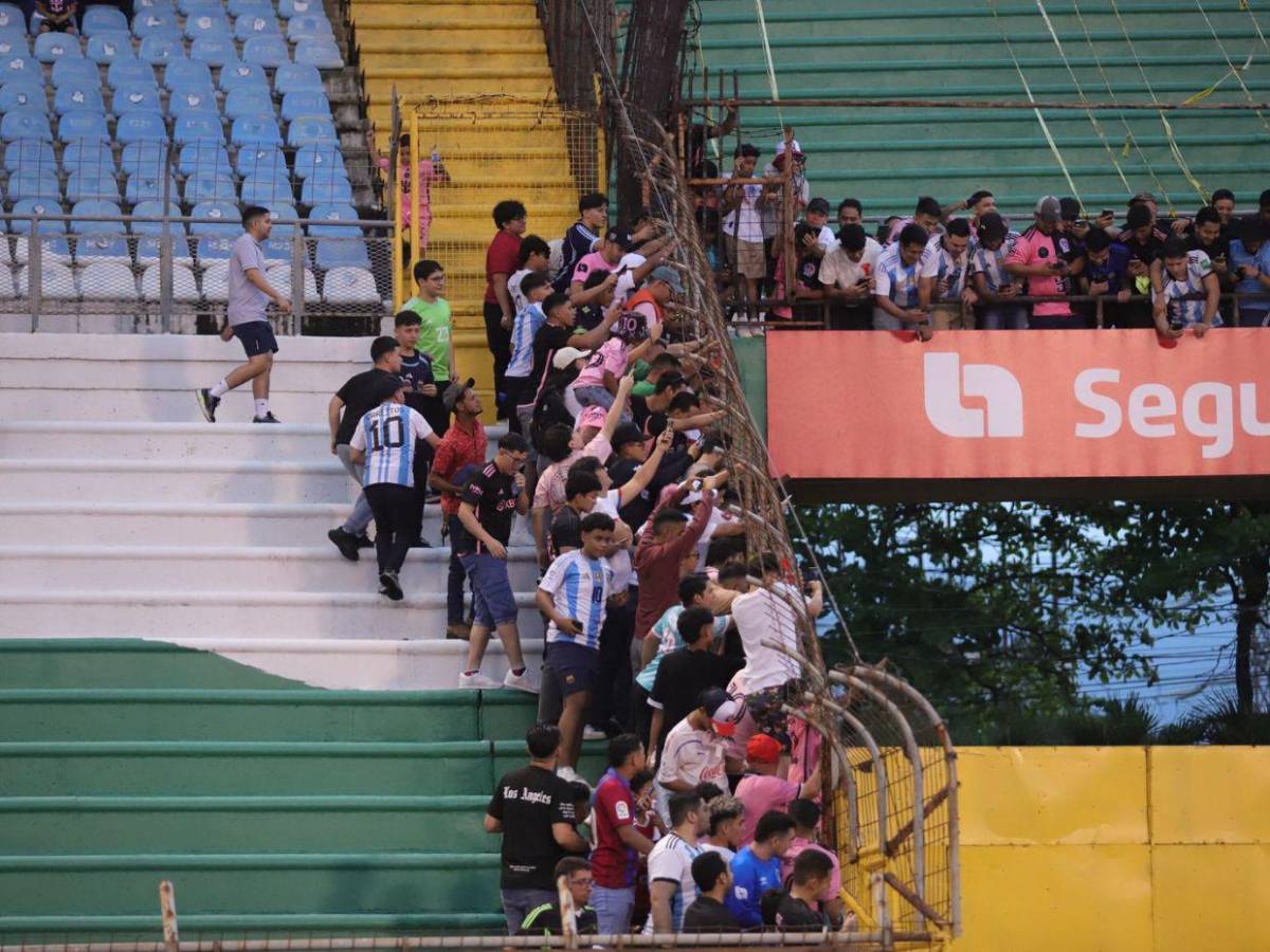 ¡Repleto! Así se llenó el Olímpico para ver a Messi y al Inter Miami