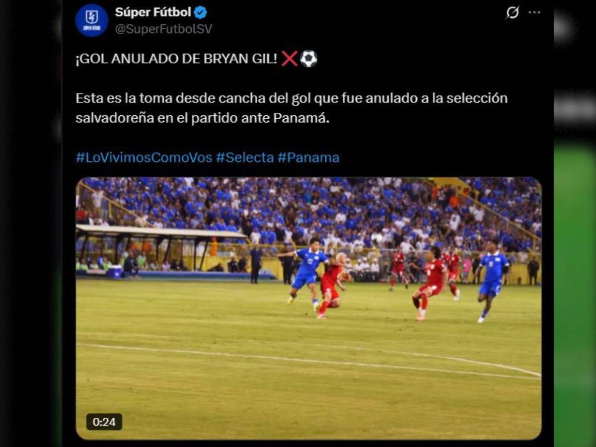 Polémica arbitral en el juego El Salvador vs Panamá desata enojo del gobierno de Bukele