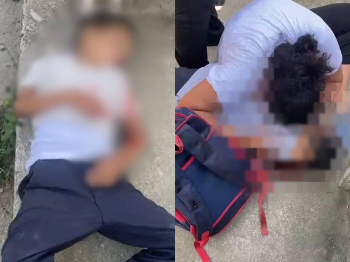 Regresaban de la escuela: un  niño muerto y seis heridos deja colisión en Omoa