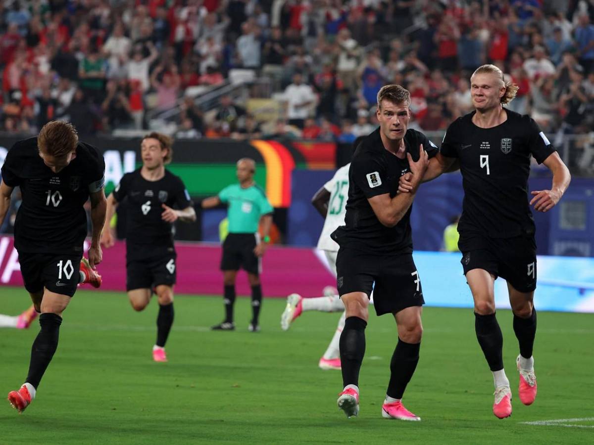 La celebración de Noruega al clasificar, tras 28 años sin jugar una Copa del Mundo