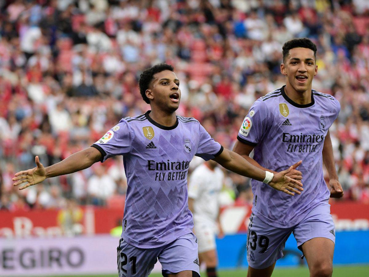 Real Madrid remonta al Sevilla con un doblete de Rodrygo Goes