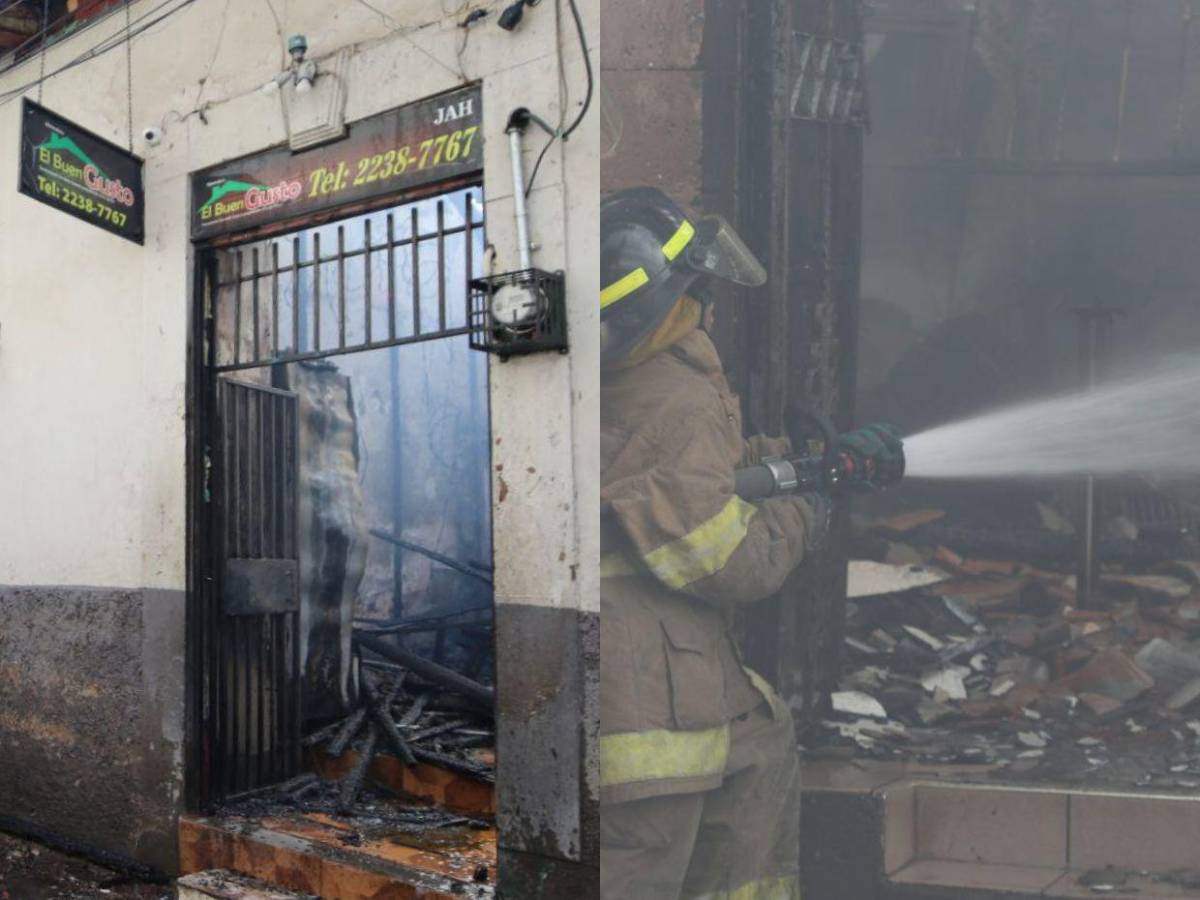 Histórico Chinda Díaz queda en escombros tras voraz incendio en el centro de la capital