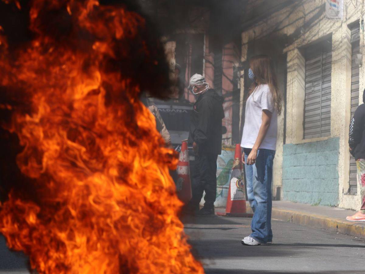 Voto por voto, la exigencia de colectivos que afectó movilidad en la capital