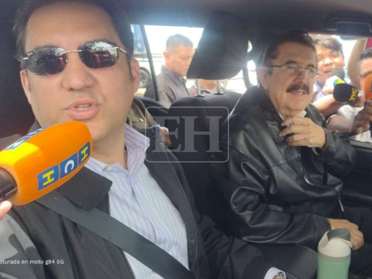 “No voy a dar más detalles... tengo enemigos”: Así salió Manuel Zelaya y su familia rumbo a México