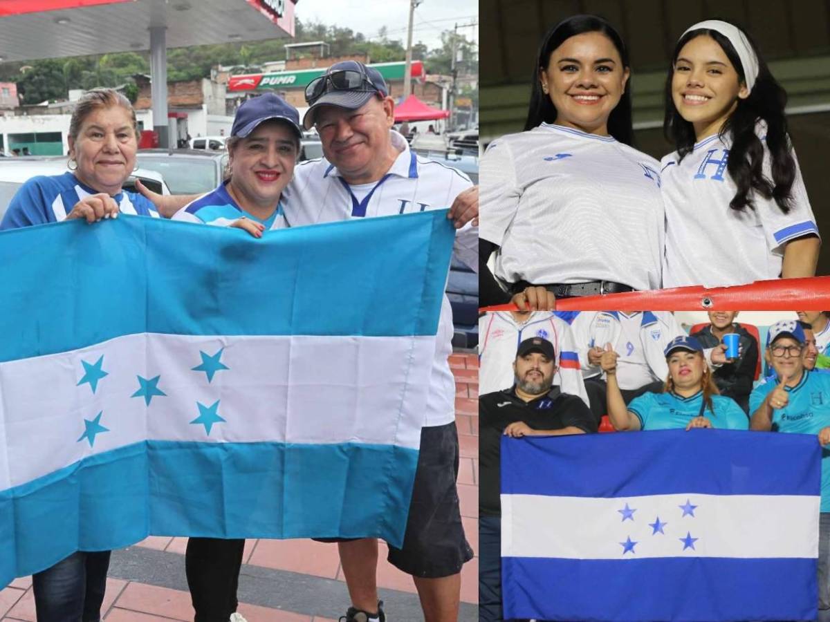 En fotos: Ambiente de fiesta viven aficionados que llegaron a apoyar a la Selección de Honduras