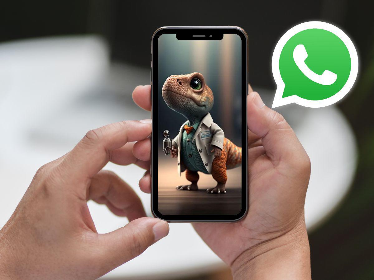 ¿Cómo crear tu dinosaurio profesional para compartirlo en WhatsApp?
