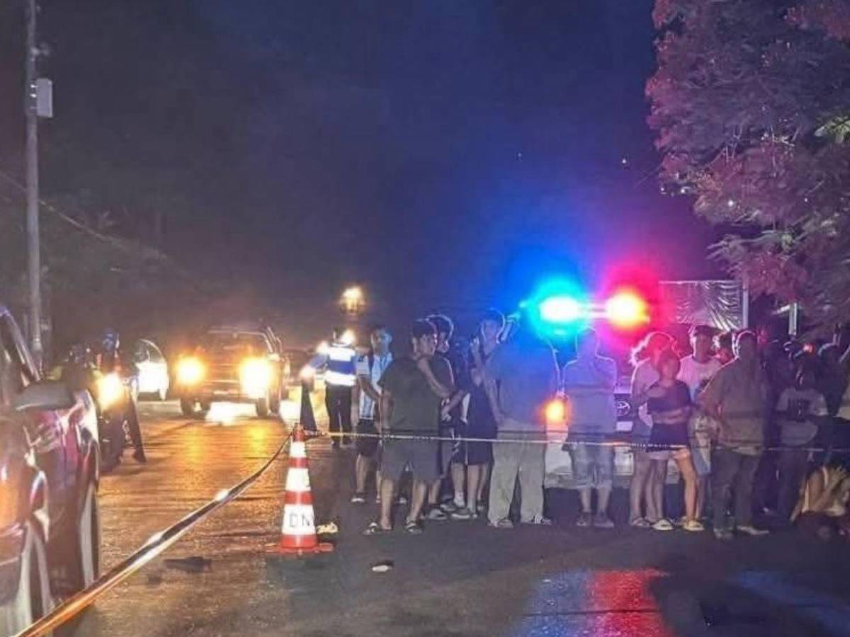 Franklin Urbina, de 15 años, murió carbonizado tras accidentarse en su motocicleta en Cortés