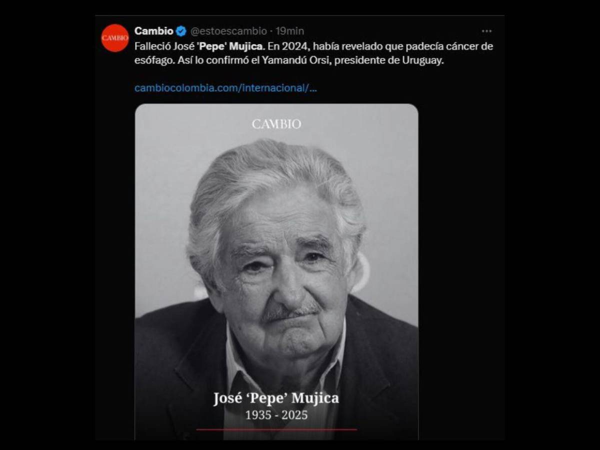 Así informa el mundo la muerte de Pepe Mujica, expresidente de Uruguay