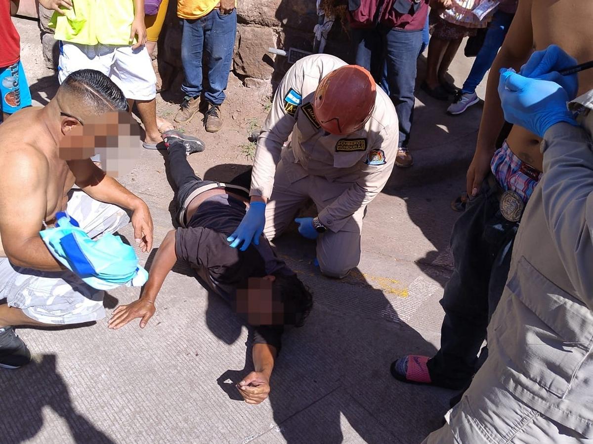 Hombre sufre lesiones tras caer de puente La Isla en Tegucigalpa