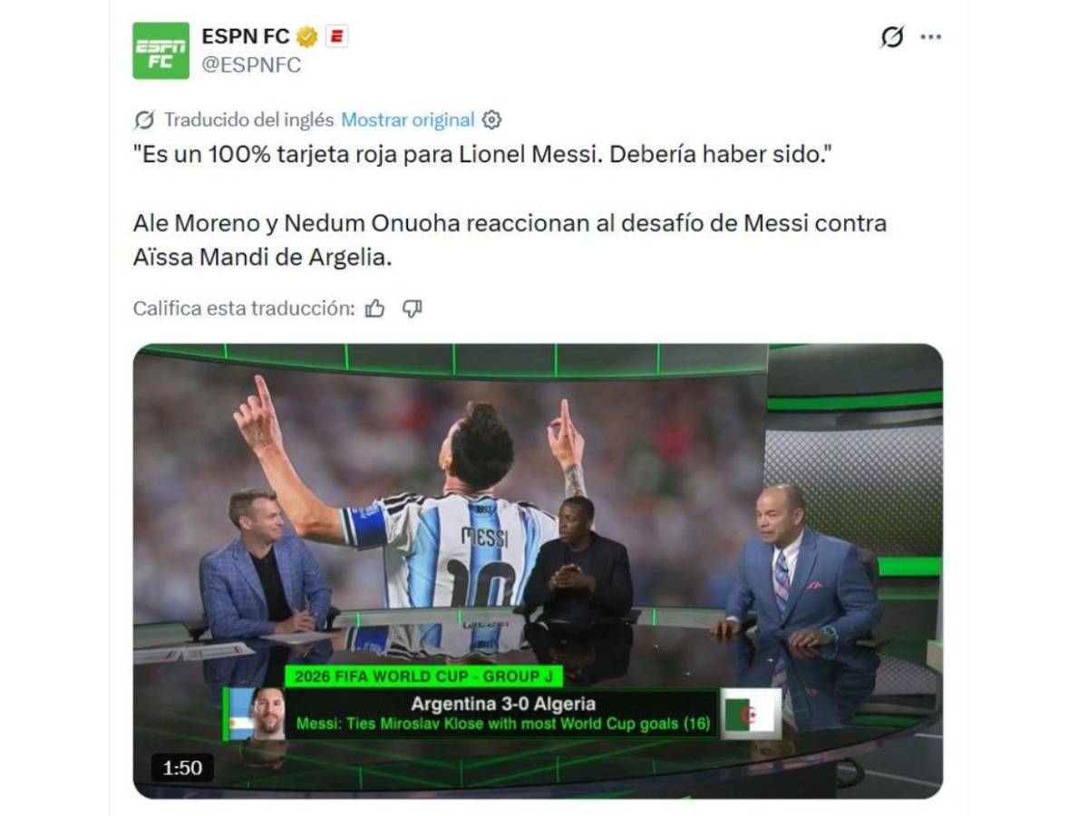 Explotan en redes tras falta de Messi donde pedían roja: Siempre tiene alguna ayudita