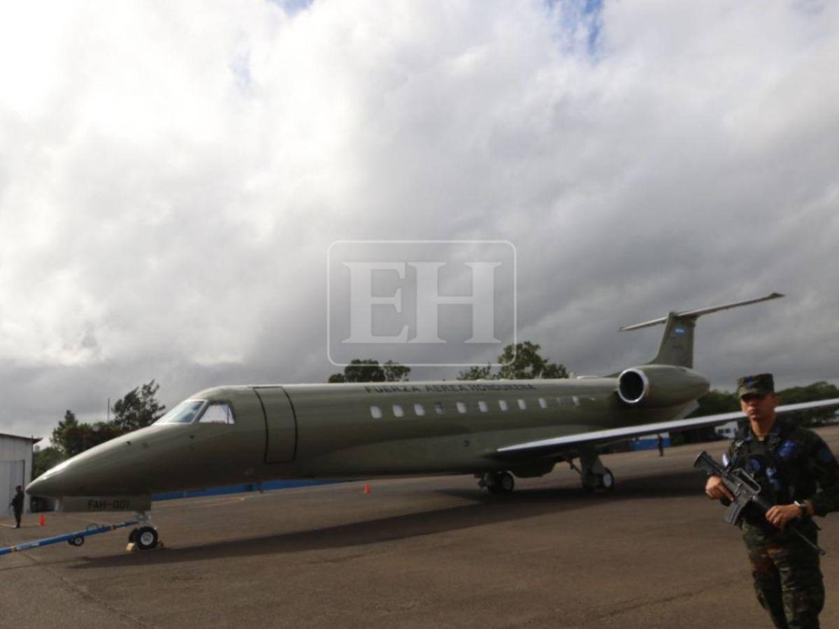Las imágenes del polémico avión presidencial que Honduras subasta este viernes
