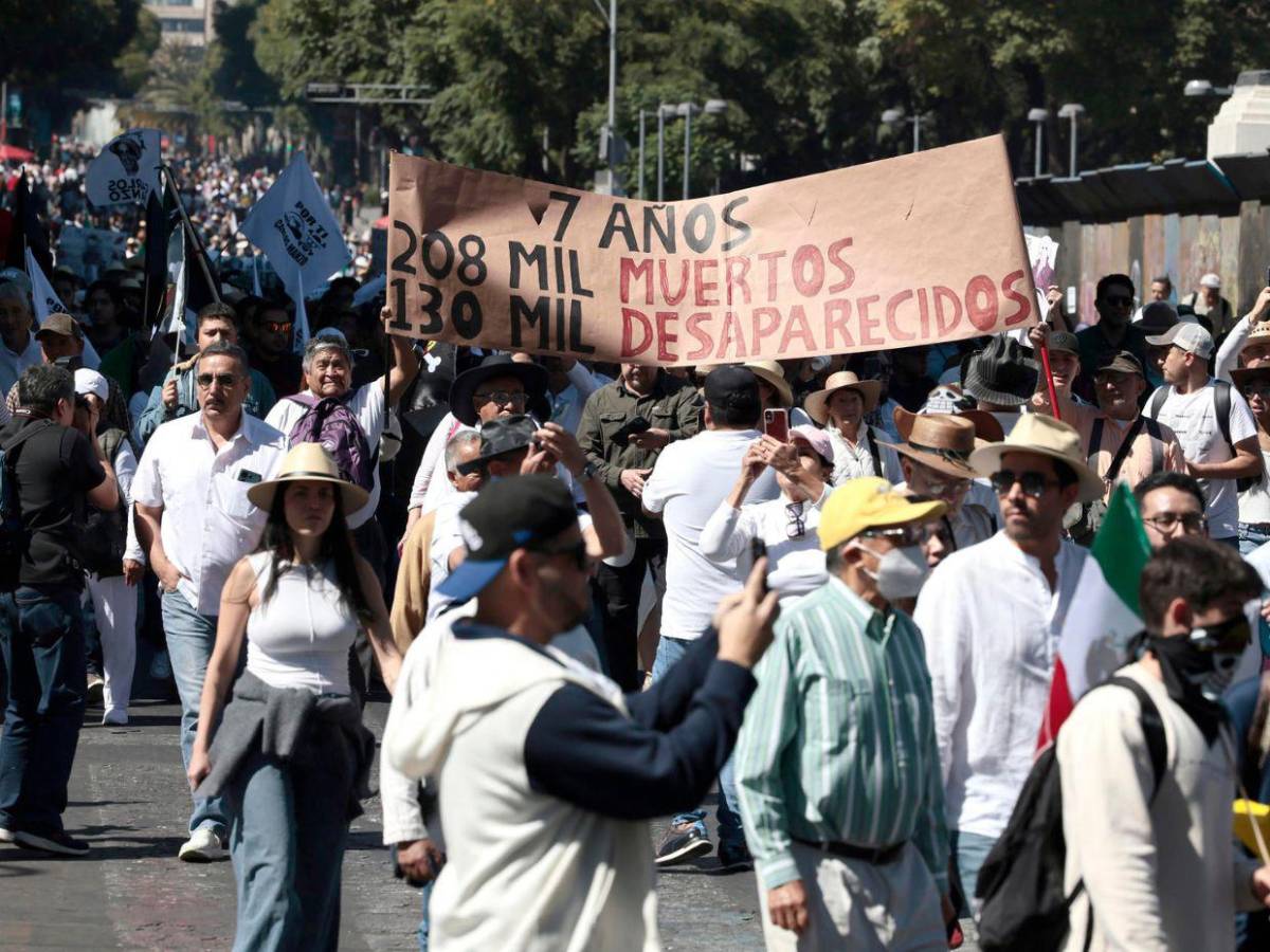 Marcha de la ‘Generación Z’ se alza contra Sheinbaum y la violencia en México