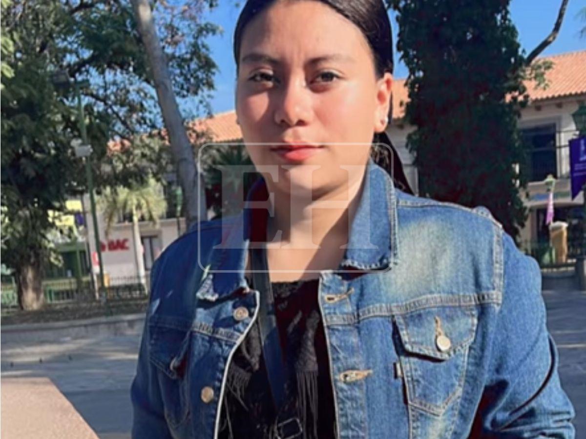 Yury Mejía, agente policial que murió cuando era trasladada al hospital en Lempira