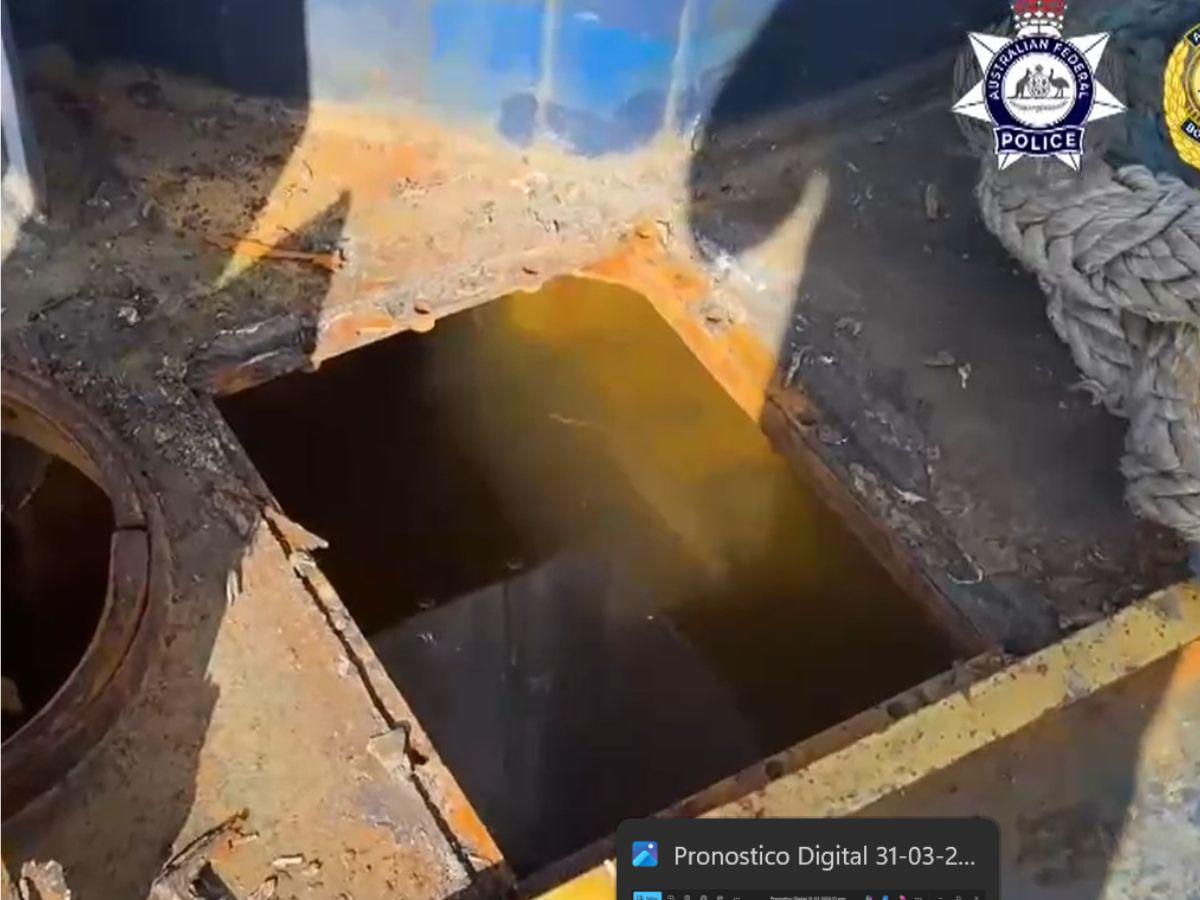 Cinco hondureños detenidos en Australia por presunto tráfico de casi una tonelada de cocaína