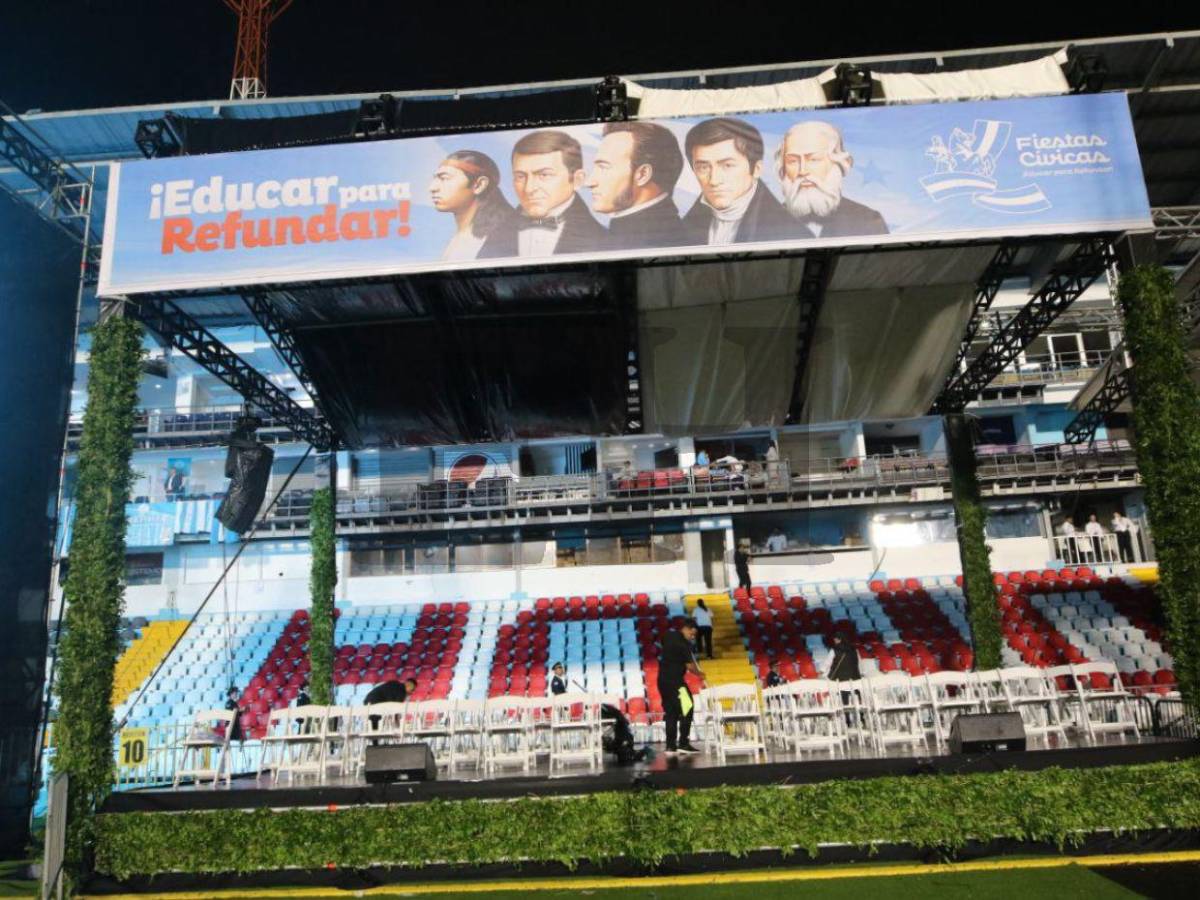 Ultiman detalles para iniciar desfiles de este 15 de septiembre