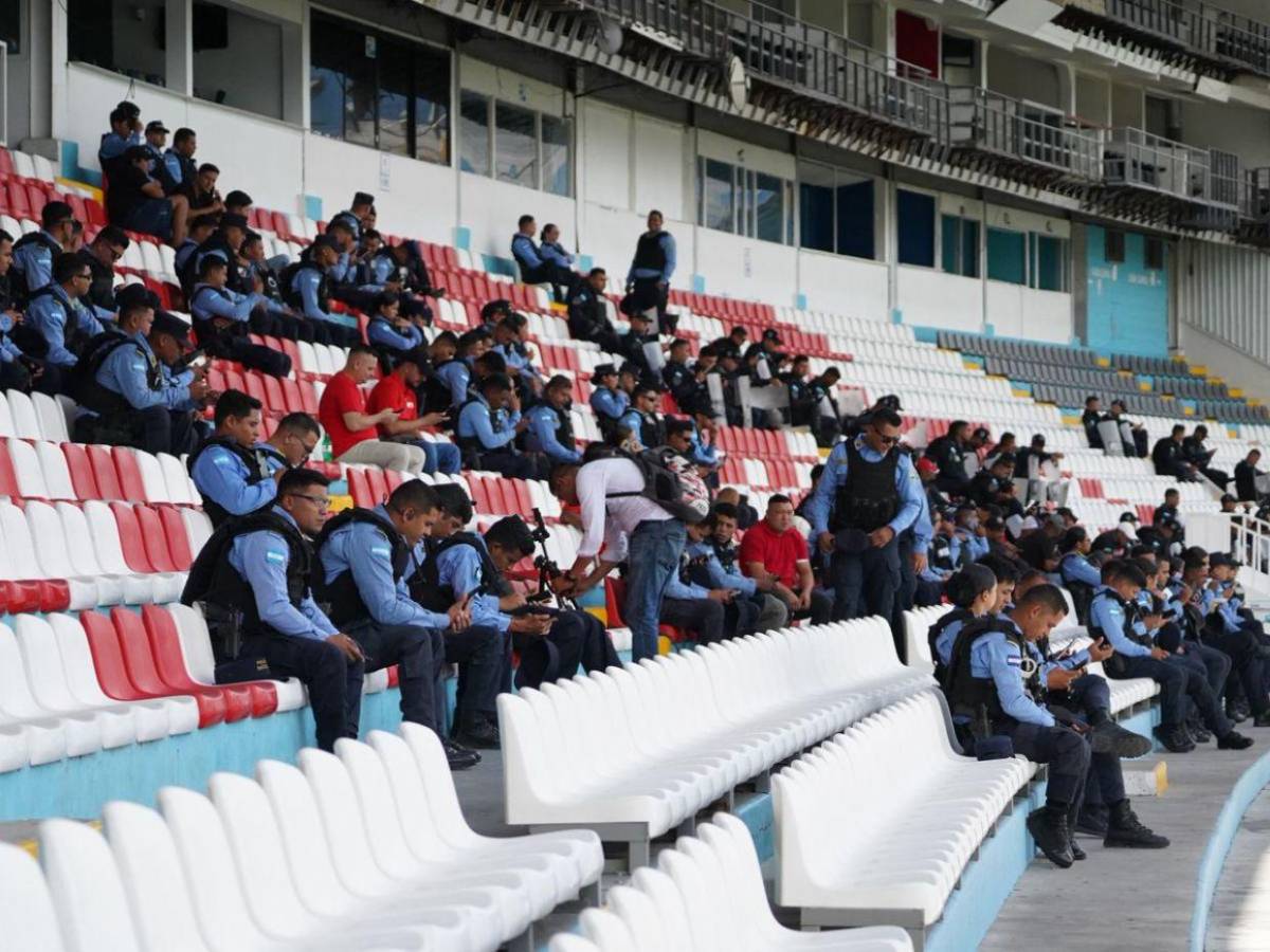 Siete anillos de seguridad resguardan la final entre Olimpia y Real España