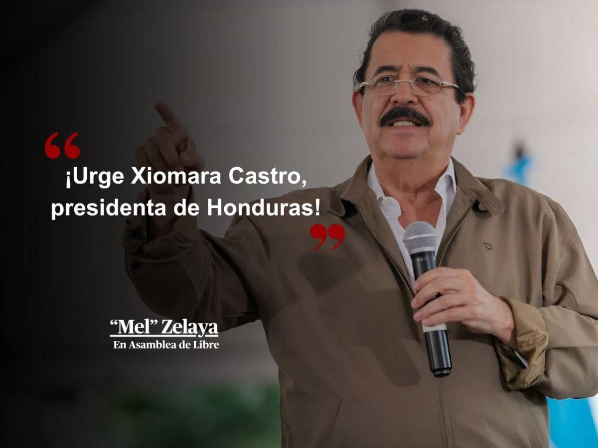 “Se preocupa la oligarquía porque Rixi no se vende: Frases de 'Mel' Zelaya en asamblea “Se preocupa la oligarquía porque Rixi no se vende: Frases de 'Mel' Zelaya en asamblea