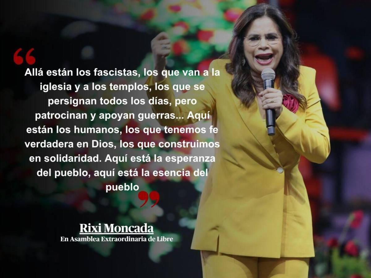 “Soy del pueblo, soy justicia”: 33 frases de Rixi Moncada en asamblea de Libre rumbo a las generales “Soy del pueblo, soy justicia”: 33 frases de Rixi Moncada en asamblea de Libre rumbo a las generales